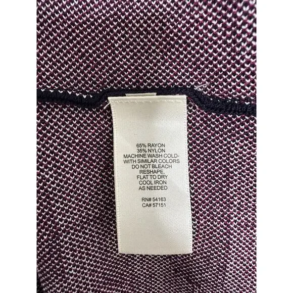 Eliza J Women’s Scoop Neck Fit & Flare Printed Sweater Dress Size XL - Picture 5 of 7